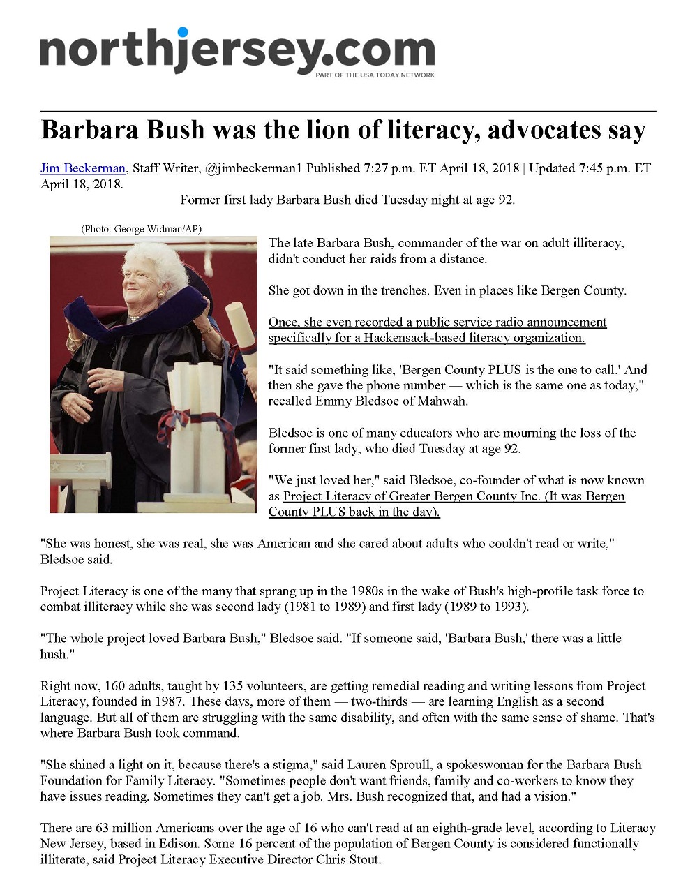 Adult Literacy